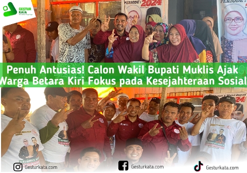 Penuh Antusias! Calon Wakil Bupati Muklis Ajak Warga Betara Kiri Fokus pada Kesejahteraan Sosial