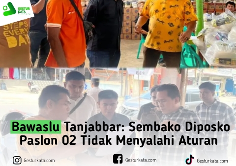 Bawaslu Tanjabbar: Sembako Diposko Paslon 02 Tidak Menyalahi Aturan 