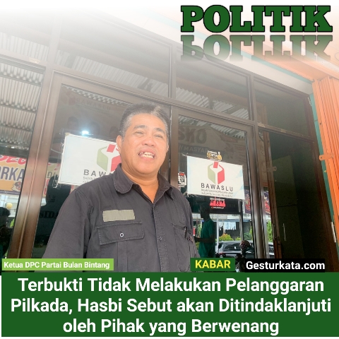 Terbukti Tidak Melakukan Pelanggaran Pilkada, Hasbi Sebut akan Ditindaklanjuti oleh Pihak yang Berwenang