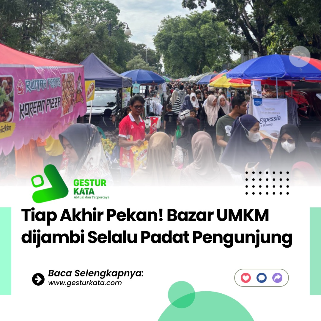 Tiap Akhir Pekan! Bazar UMKM dijambi Selalu Padat Pengunjung