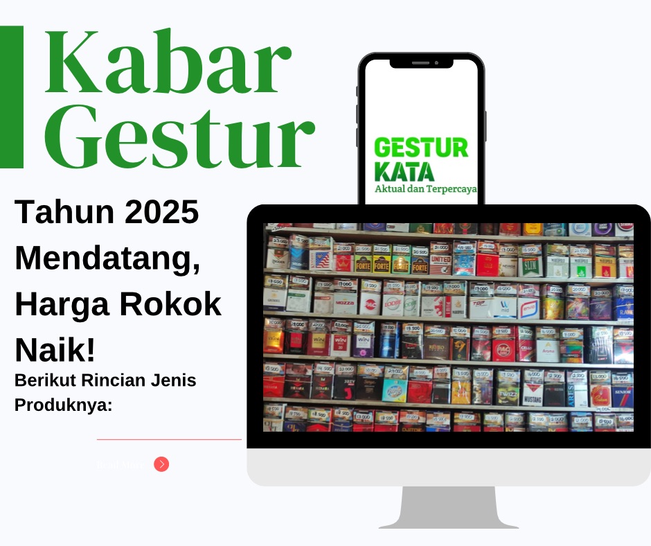 Tahun 2025 Mendatang, Harga Rokok Naik! Berikut Rincian Jenis Produknya: