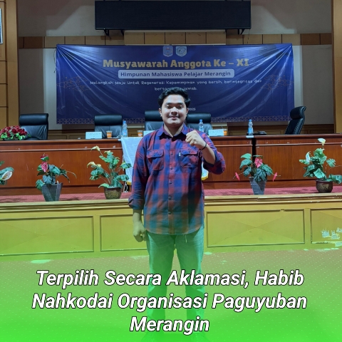 Terpilih Secara Aklamasi, Habib Nahkodai Organisasi Paguyuban Merangin