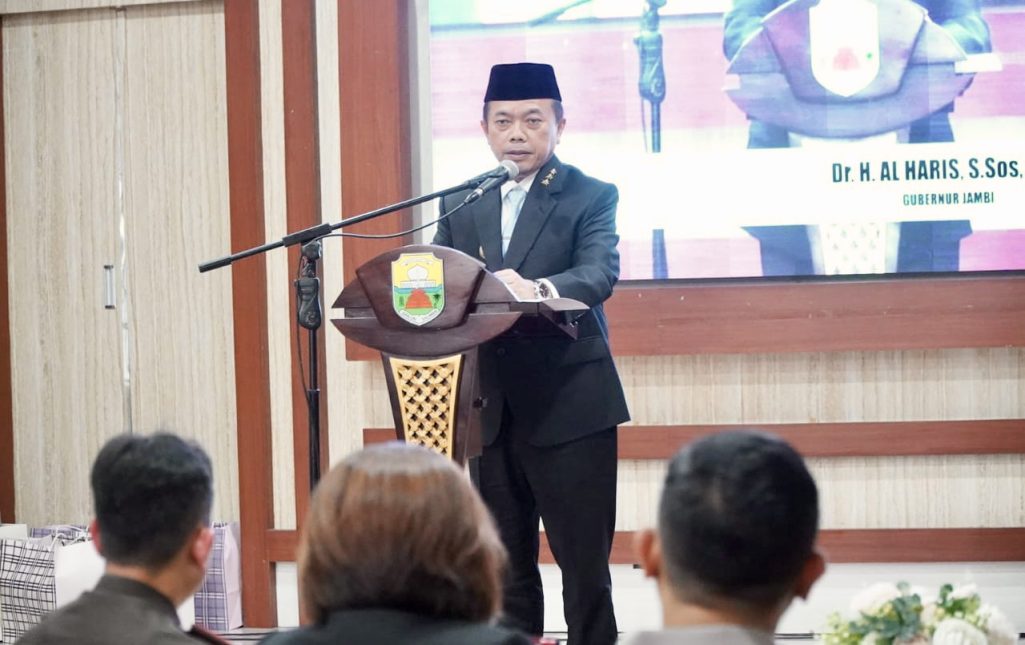 Gubernur Jambi Al Haris Hadiri Sertijab Bupati Muaro Jambi Sampaikan Persoalan Ketahanan Pangan