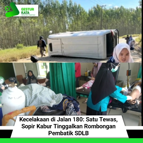 Kecelakaan di Jalan 180: Satu Tewas, Sopir Kabur Tinggalkan Rombongan Pembatik SDLB