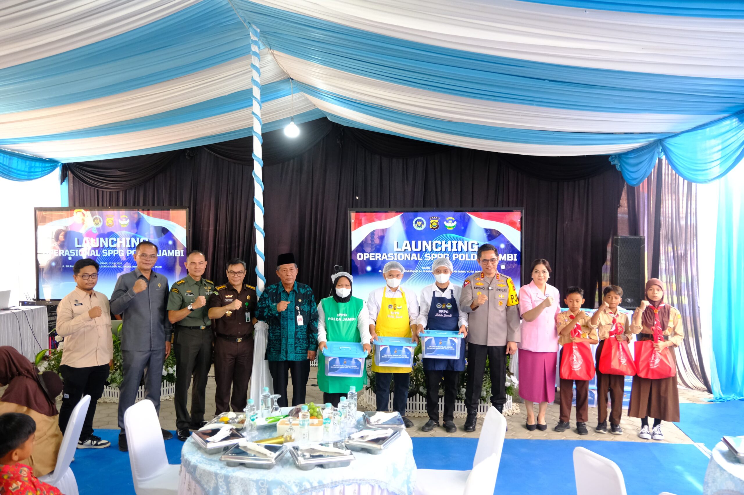 Wagub Sani Hadiri Peresmian SPPG Polda Jambi