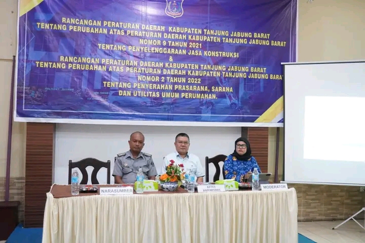 Anggota DPRD Tanjab Barat Jamal Darmawan Sampaikan FGD Ini Bertujuan Perjelas Tata Kelola Layanan Jasa Kontruksi