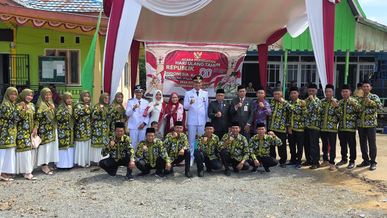Kehadiran Albert Chaniago Dalam Momentum HUT RI Di Kuala Betara Menjadi Sorotan Positif Semangat Nasionalisme
