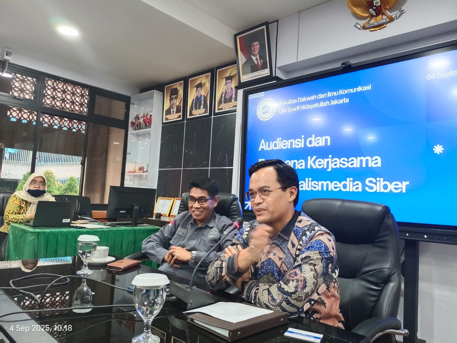PJS dan FIDKOM UIN Jakarta Sepakat Jalin Kerjasama Strategis