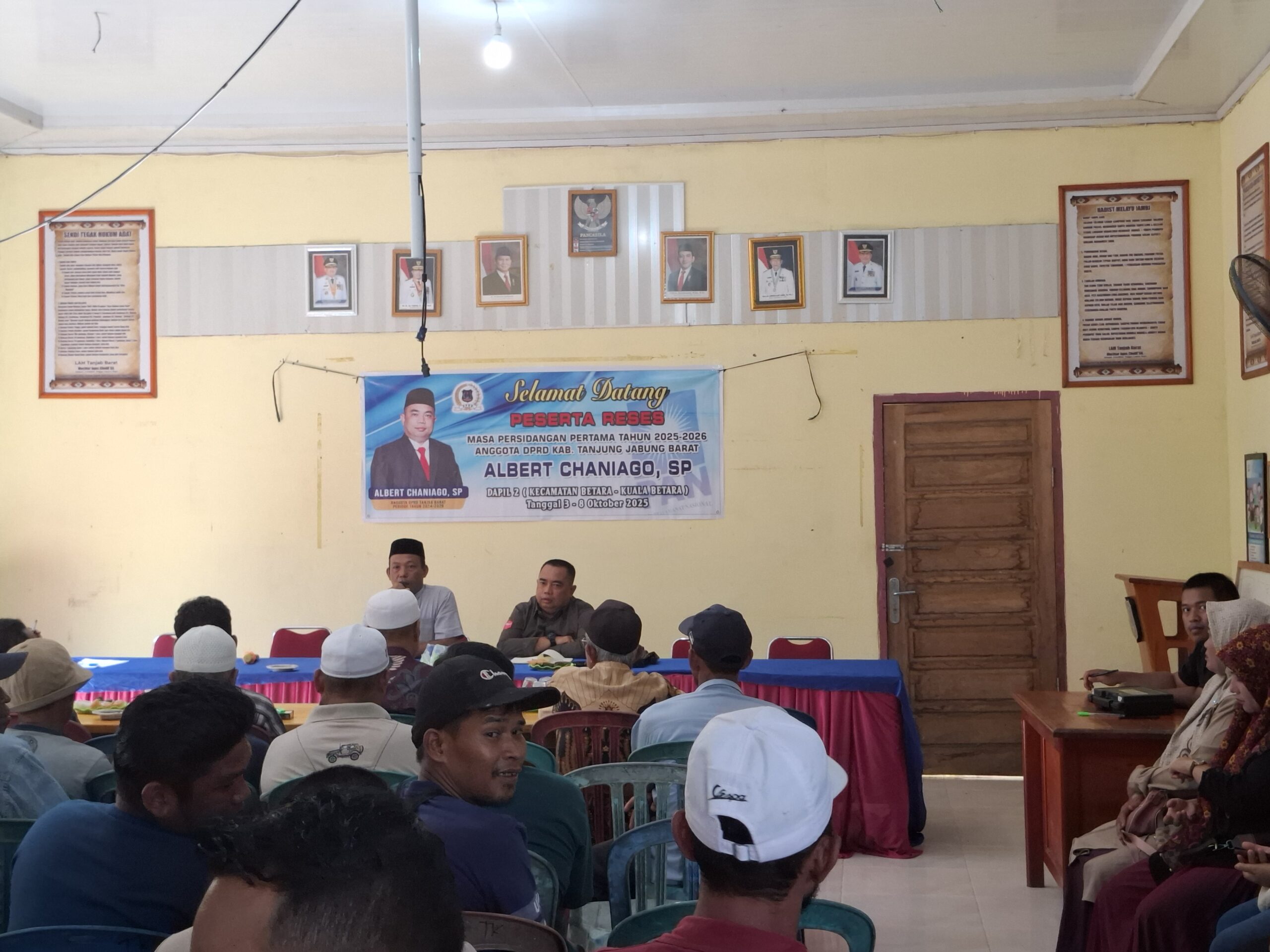 Albert Chaniago Gelar Reses di Teluk Kulbi, Antusias Warga Hadiri Sampaikan Aspirasi