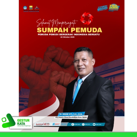 Semangat Sumpah Pemuda, Dinas Pendidikan Provinsi Jambi Ajak Generasi Muda Kobarkan Semangat Persatuan