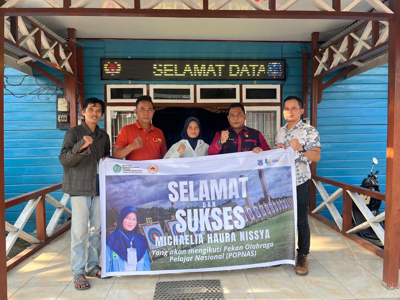 Resmi! Michaelia Haura Nissya, Satu-satunya Atlit Tanjab Barat, Dilepas Menuju POPNAS Jakarta
