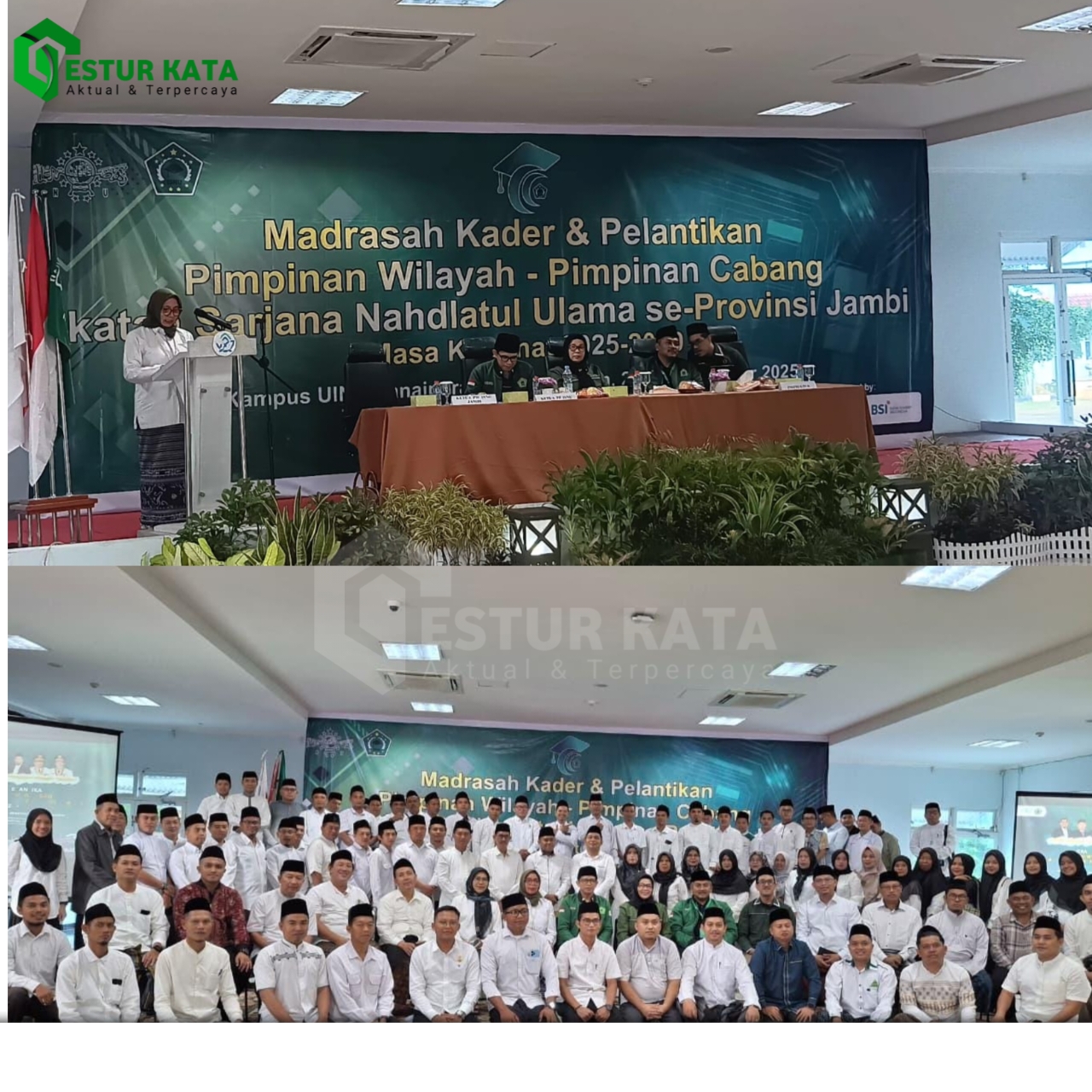 Madrasah Kader dan Pelantikan PW–PC ISNU Se-Provinsi Jambi Resmi Digelar: Merawat Bangsa, Meneguhkan Aswaja, Memperkuat Saf Cendekia