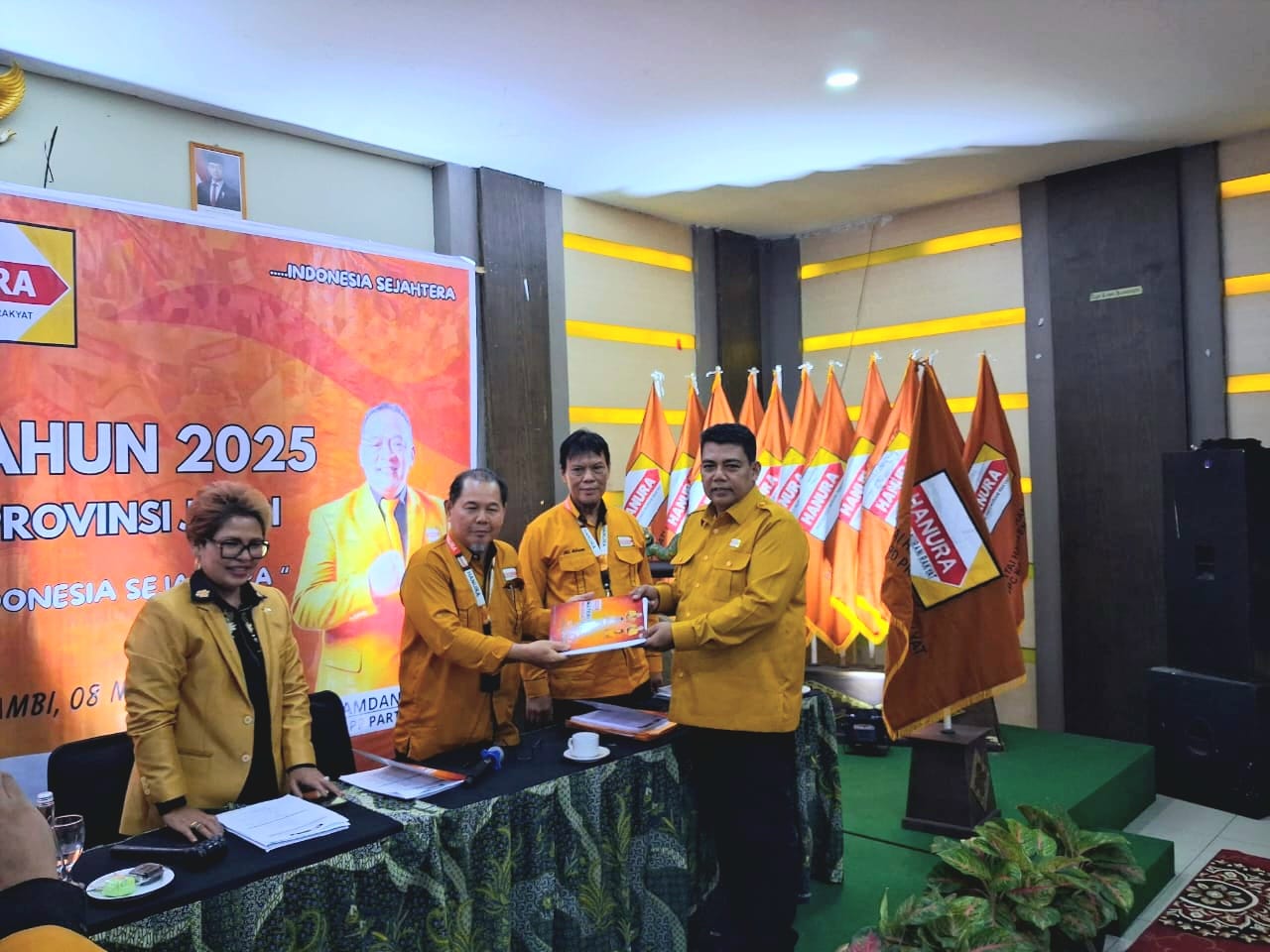 Sah! Ritas Mairiyanto Terpilih Secara Aklamasi Pimpin DPD Hanura Provinsi Jambi