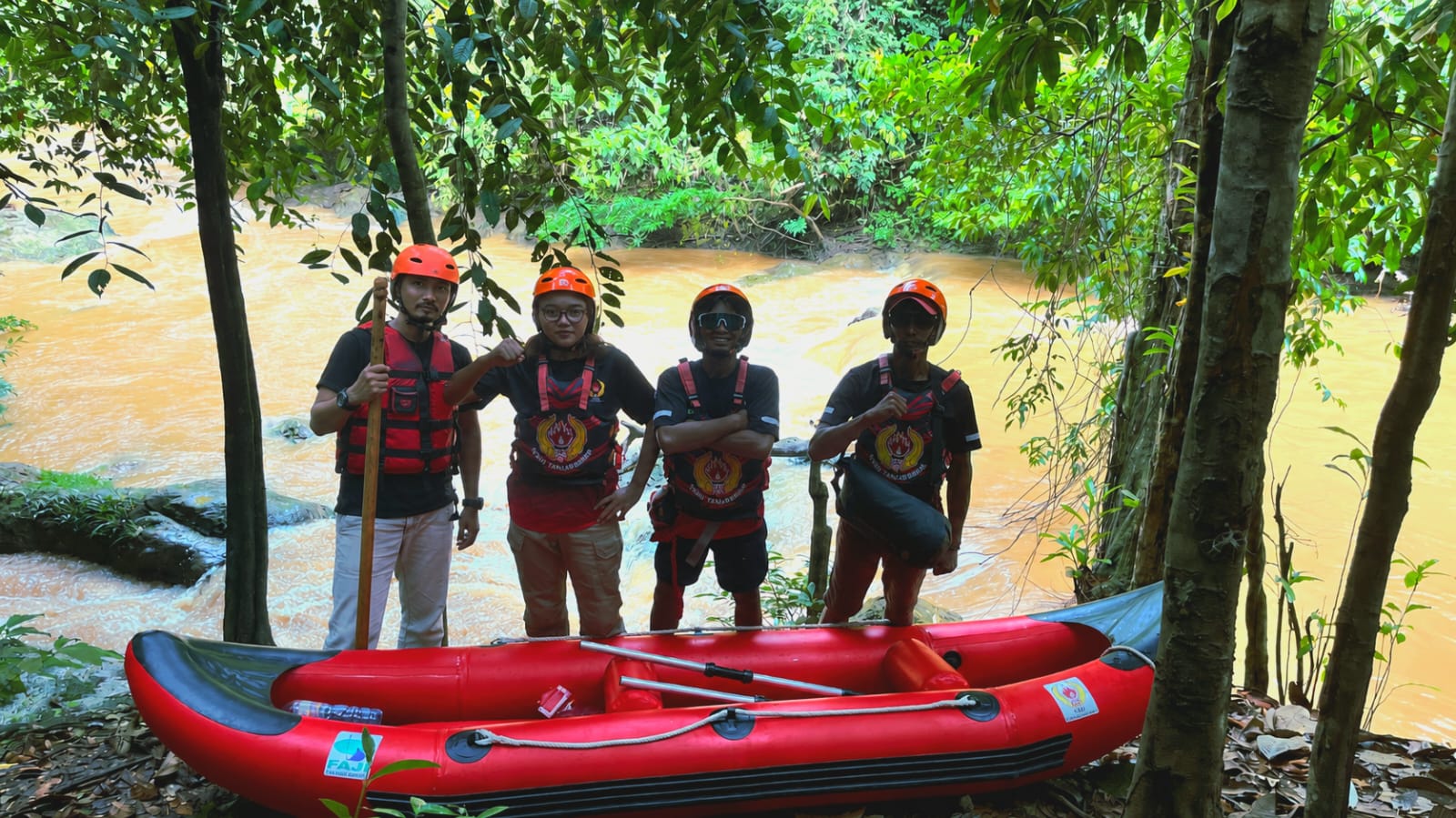 Penelusuran Dua Hari, FAJI Tanjab Barat & MAPALA Data Potensi Sungai Tembulun