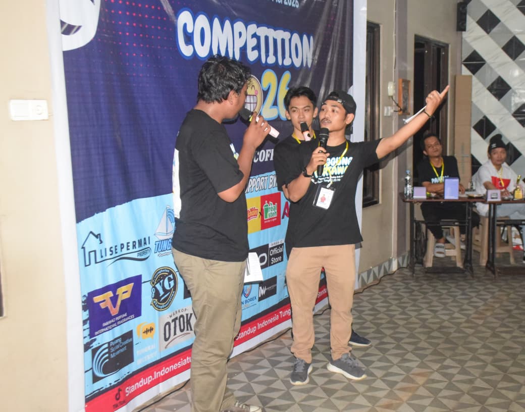 Sejumlah Penggiat Seni, Sukses Gelar Kompetisi Stand-Up Comedy