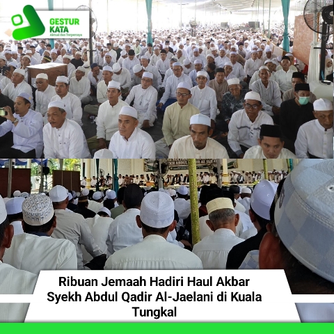 Ribuan Jemaah Hadiri Haul Akbar Syekh Abdul Qadir Al-Jaelani di Kuala Tungkal